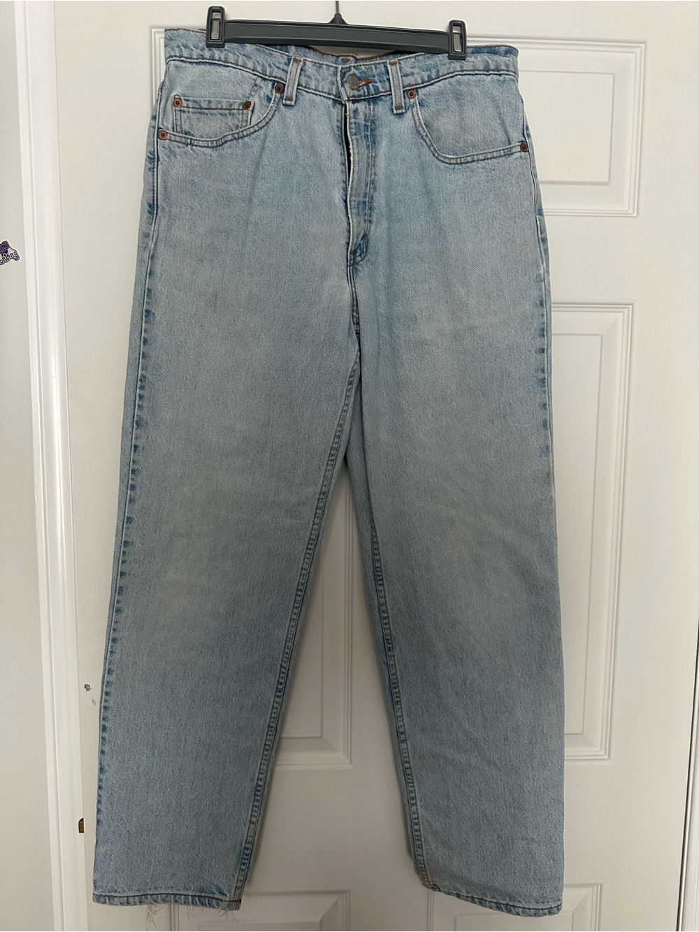 Worn - Levi Light Denim Straight Leg Jean